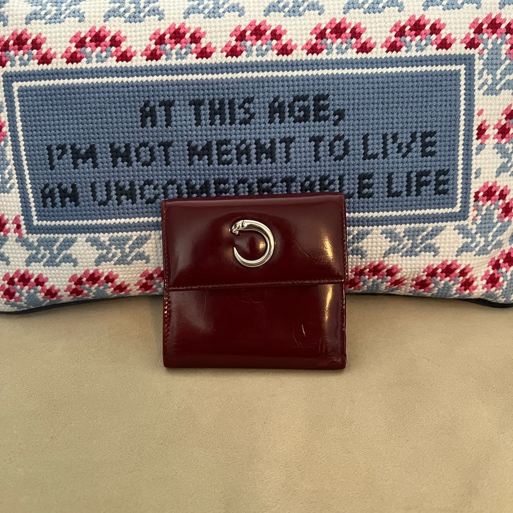 Vintage CARTIER PANTHERE small wallet